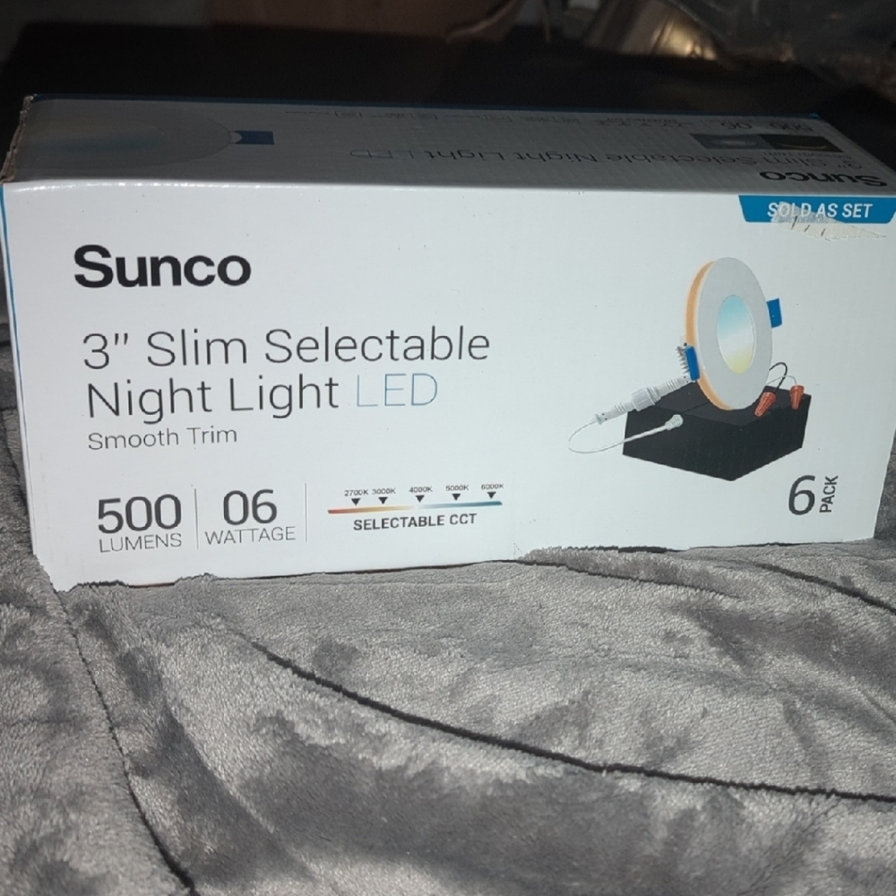 Sunco 3" Slim Selectable LED Light